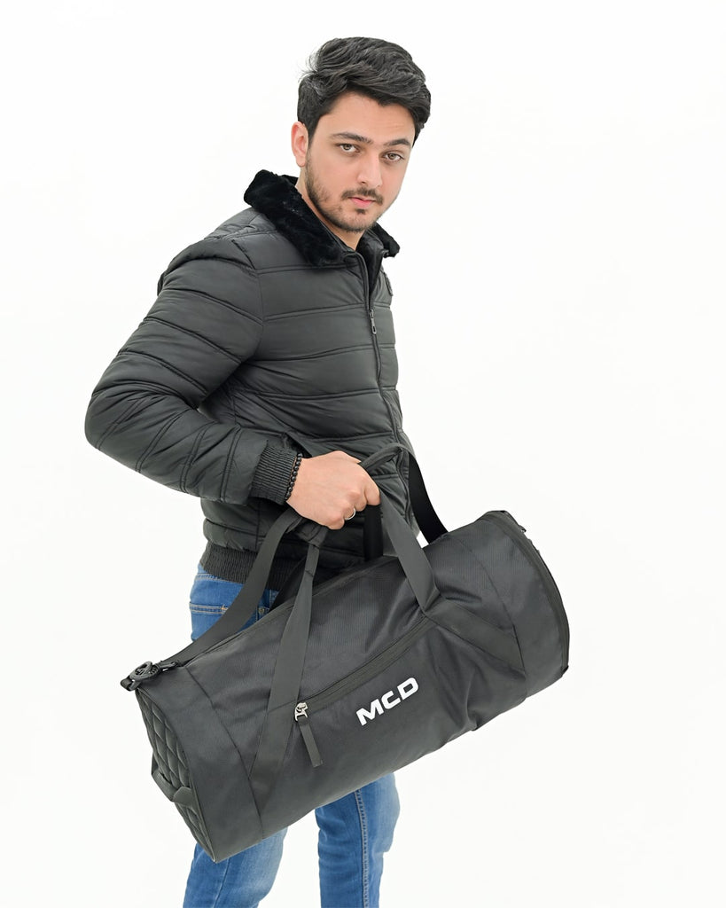 MCD GYM KIT BARREL BAG BLACK