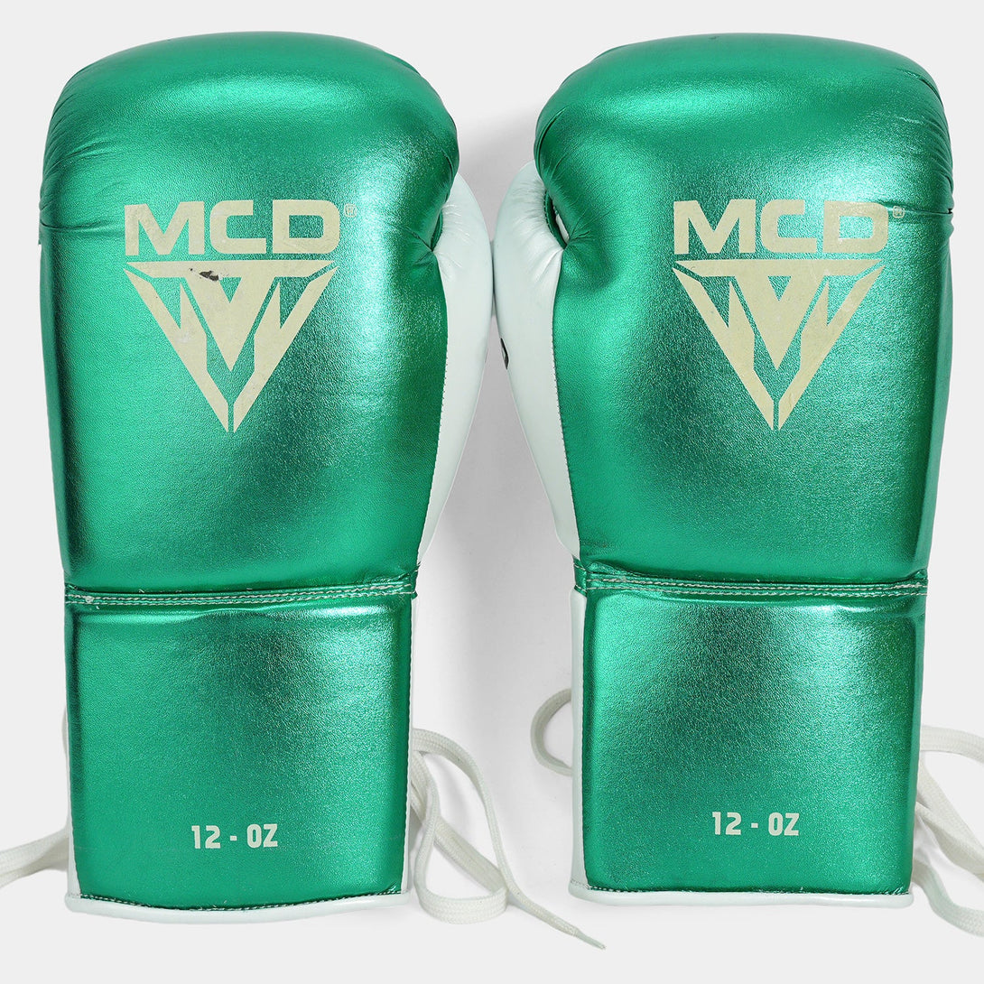 MCD X-2 Boxing Gloves - White/Green – MCD SPORTS