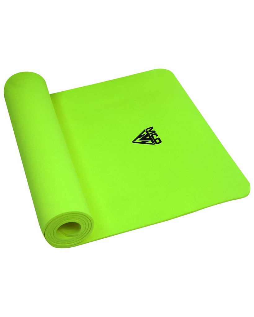 MCD Yoga Mats | Green Yoga Mat | 4mm 6mm 8mm 10mm MCD SPORTS