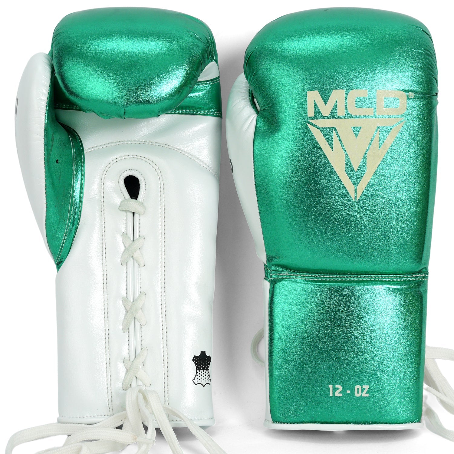 MCD X-2 Boxing Gloves - White/Green – MCD SPORTS