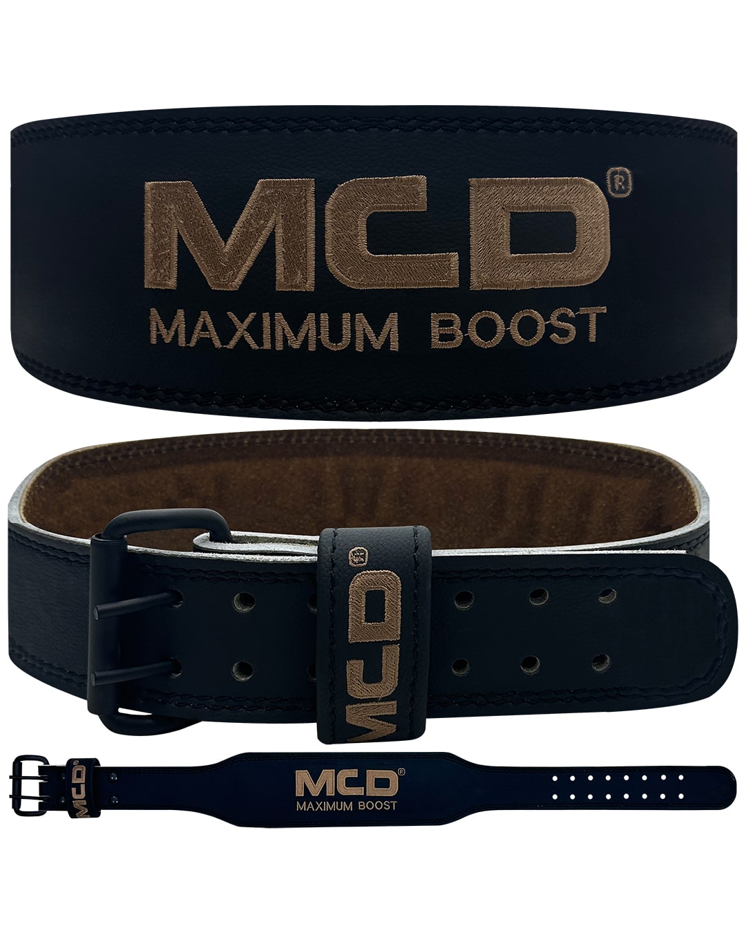 MCD Weightlifting Belt - BLACK MCD SPORTS