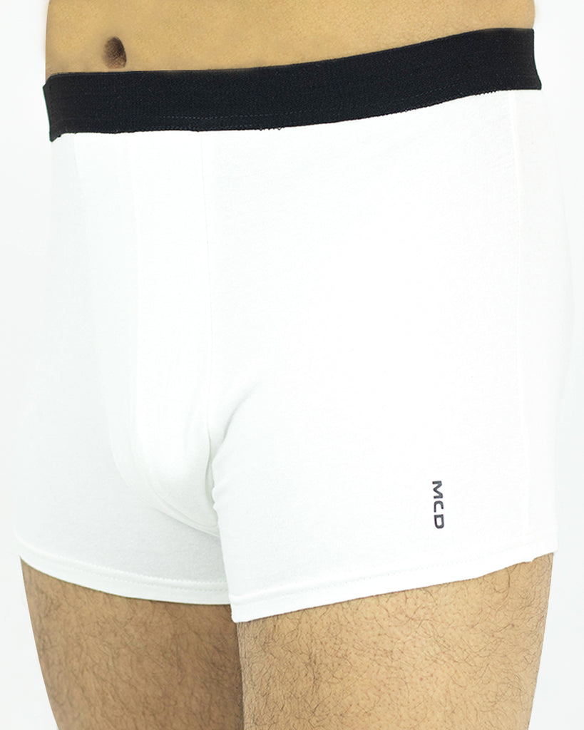 MCD MEN'S BOXERS UNDERWEAR WHITE