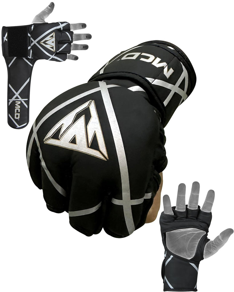 MCD MMA Gloves Silver