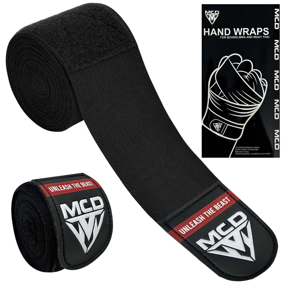 MCD Professional Boxing Hand Wrap Black – MCD SPORTS