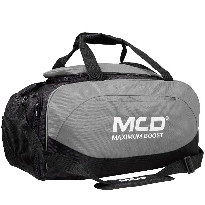 MCD GYM KIT DUFFLE BAG - BACKPACK STRAPS & SHOES COMPARTMENT GRAY / BL –  MCD SPORTS