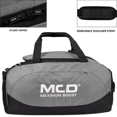 MCD GYM KIT DUFFLE BAG - BACKPACK STRAPS & SHOES COMPARTMENT RED / BLA –  MCD SPORTS