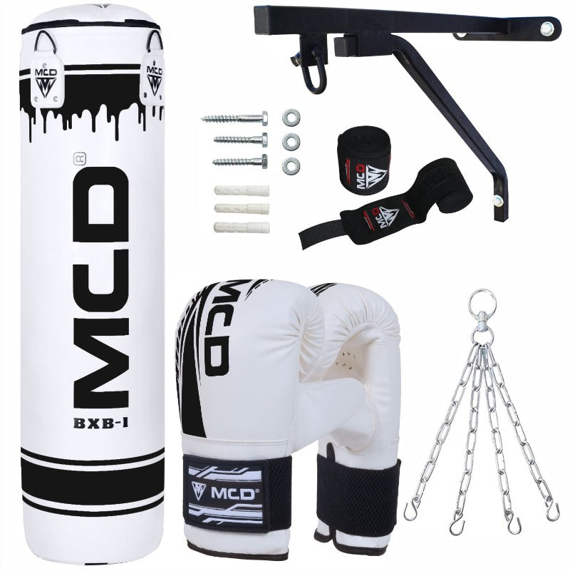 MCD Punching Bag Set White