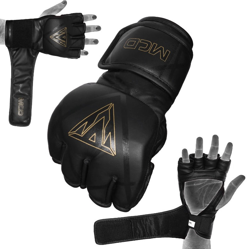MCD MMA Gloves Jet Black